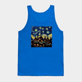 Starry Night Over Hogsmeade Tank Top